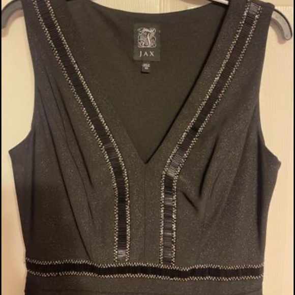 WornONCE/LIKE New- JAX Black dress-very elegant and classy but also sexy!😃 - Picture 2 of 13